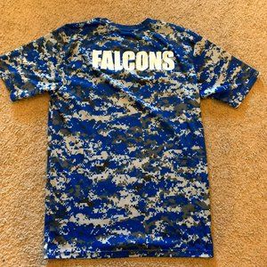 Atlanta Falcons Compression Shirt Pixelated Camo Size Medium